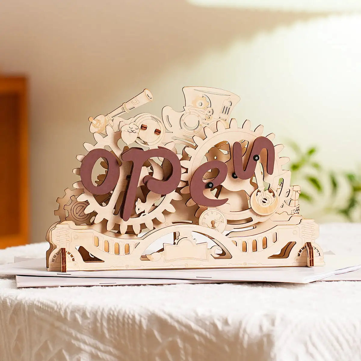 3D Wooden Puzzle For Door Note