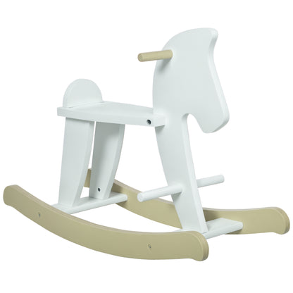 Wooden Rocking Horse Toddler Baby Ride-on