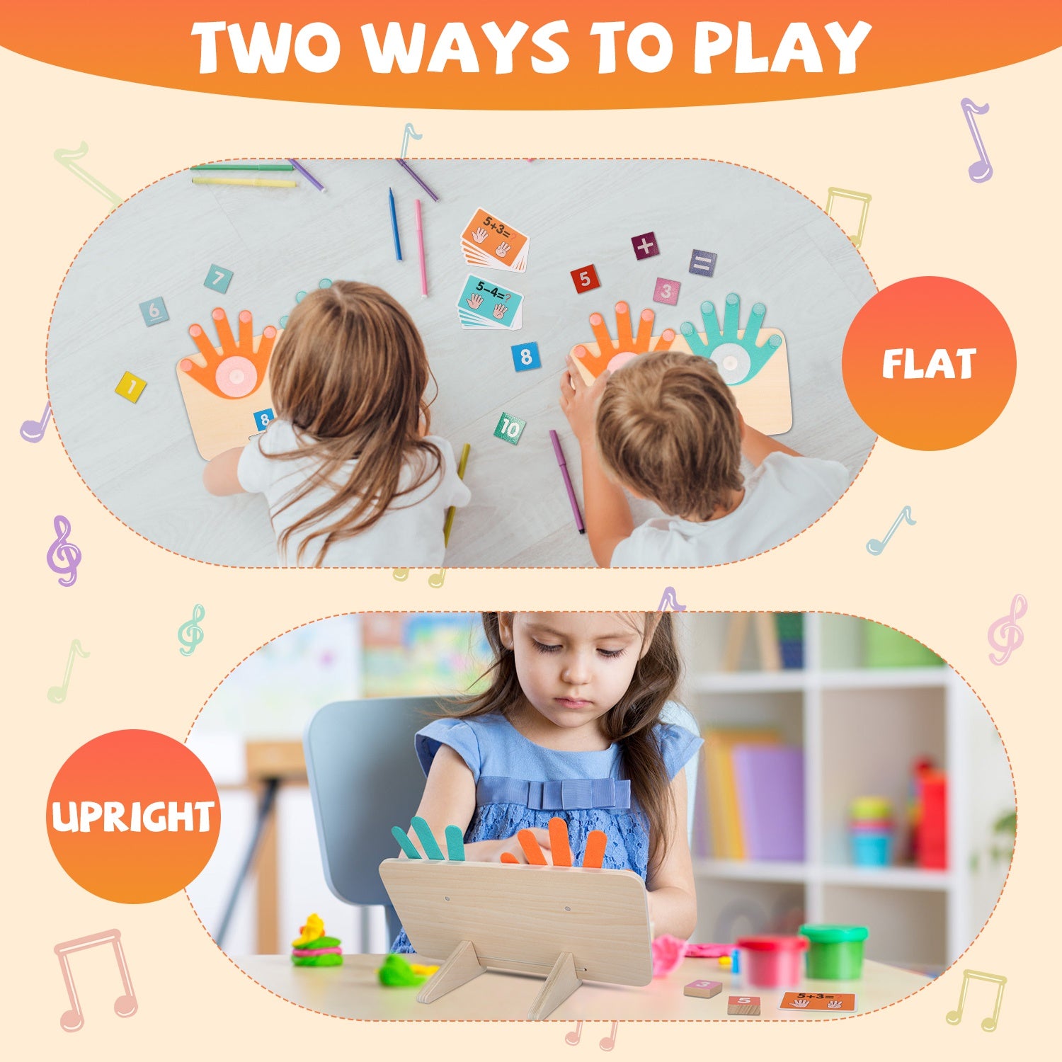 Talking Flash Cards And Finger Counting Math Board