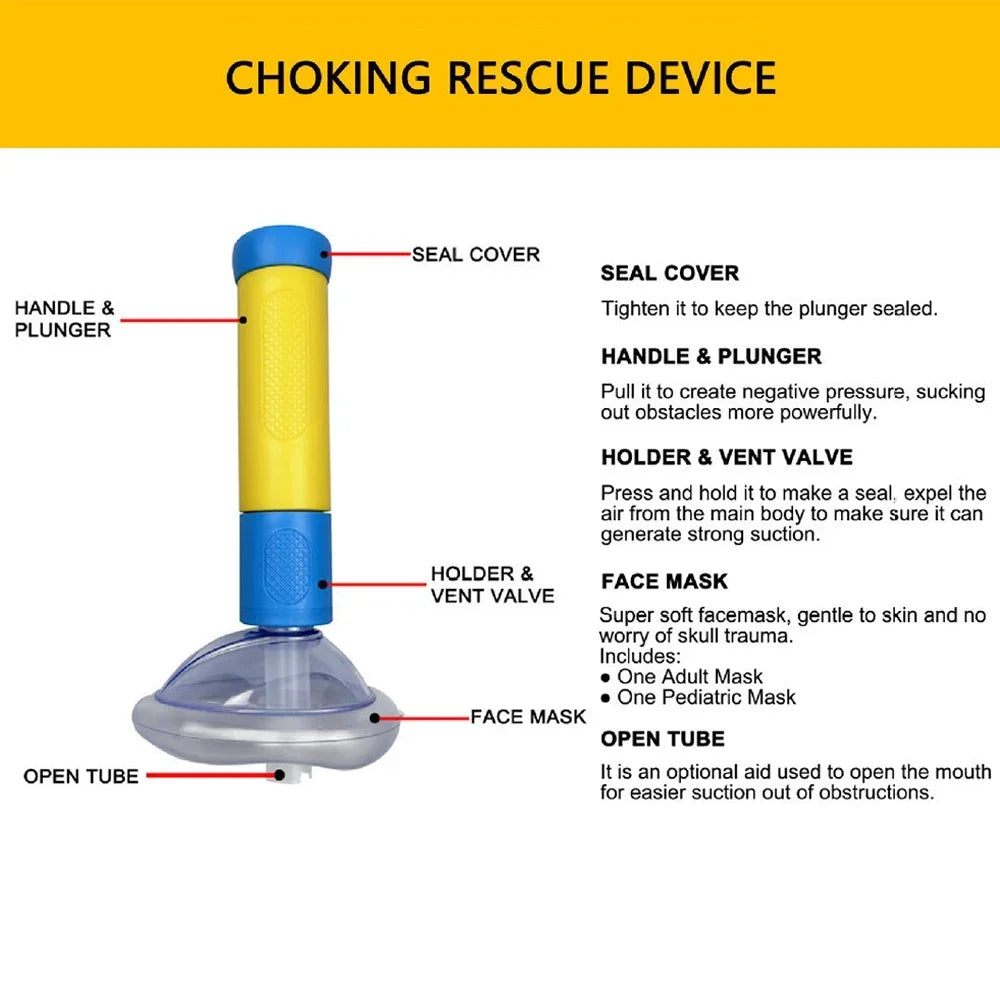 Emergency Life Saving Suction Choke First Aid Kit