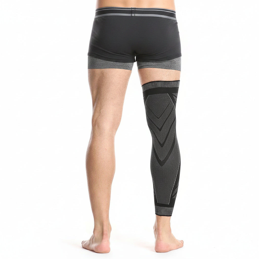 Sports Full Leg Compression Sleeves Knee Braces Support Protector