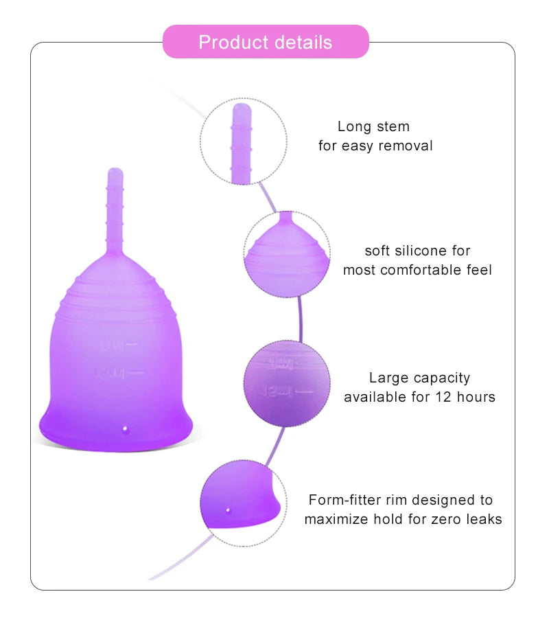 Soft Menstrual Cup - Super Soft and Flexible