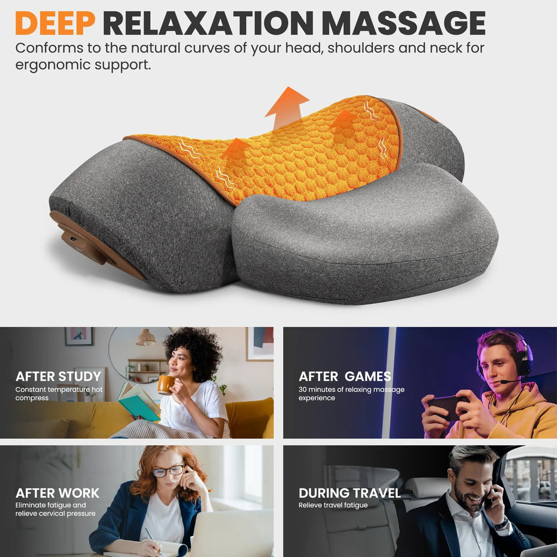 Electric Neck Massager Cervical Pillow