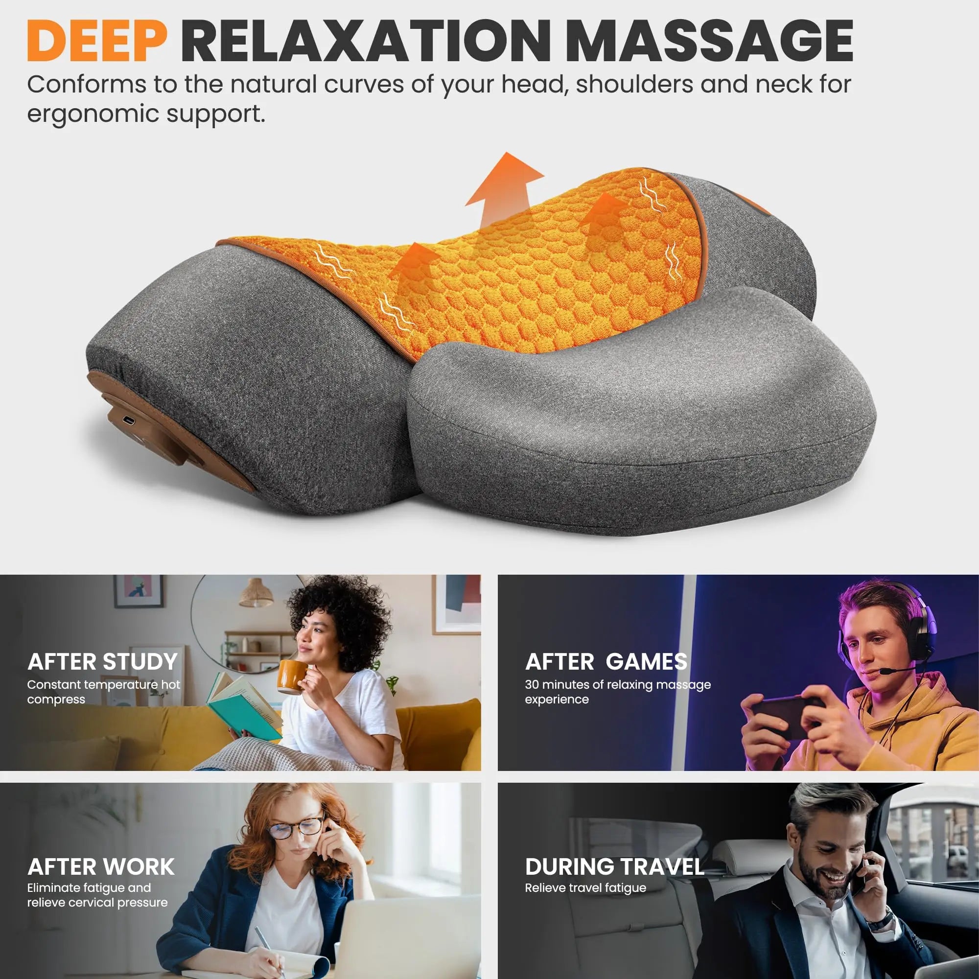 Electric Neck Massager Cervical Pillow