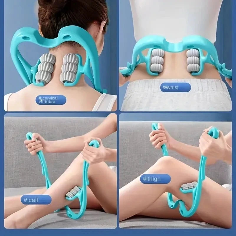6 Wheel Pressure Point Neck Massager
