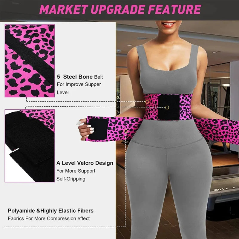 Tummy Control Body Shaper – Adjustable Triple Wrap Waist Belt