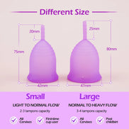 Soft Menstrual Cup - Super Soft and Flexible