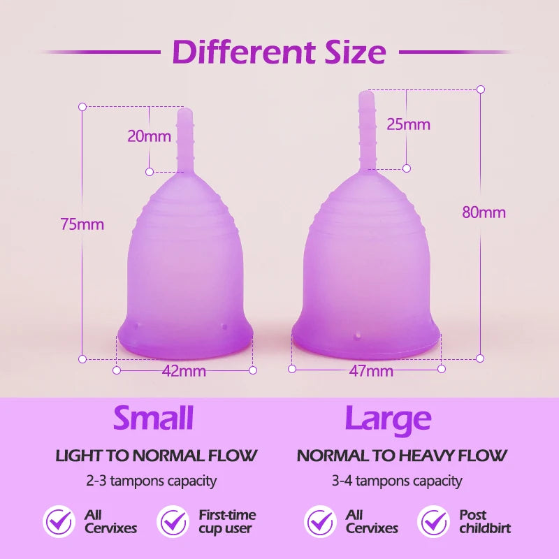 Soft Menstrual Cup - Super Soft and Flexible
