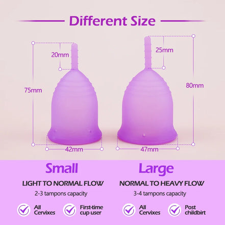 Soft Menstrual Cup - Super Soft and Flexible