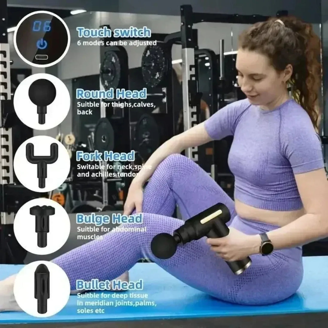 Electric Vibration Massage Gun for Neck & Body