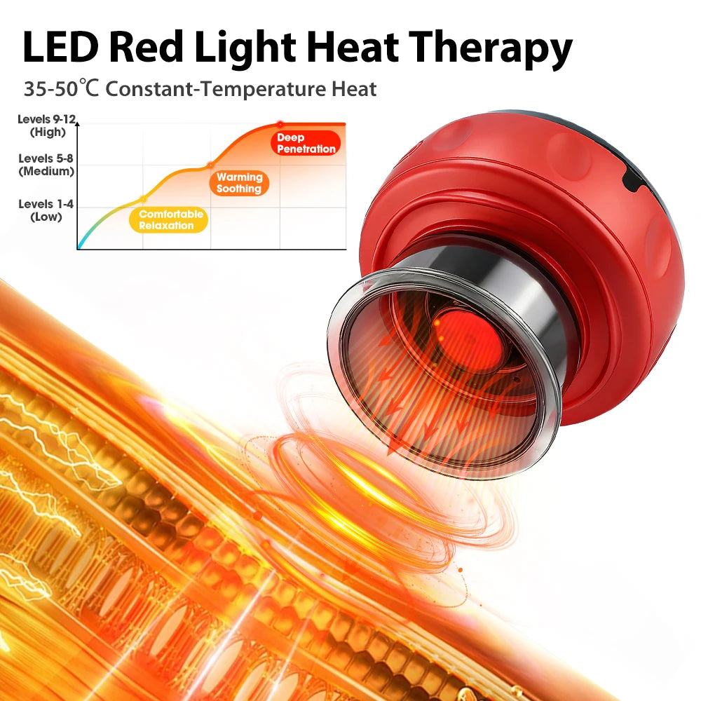 Smart Red Light Cupping Massager