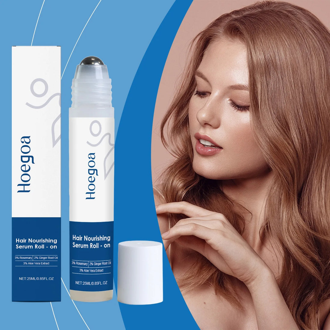 Rosemary Hair Growth Roll on Serum - GleamPrism