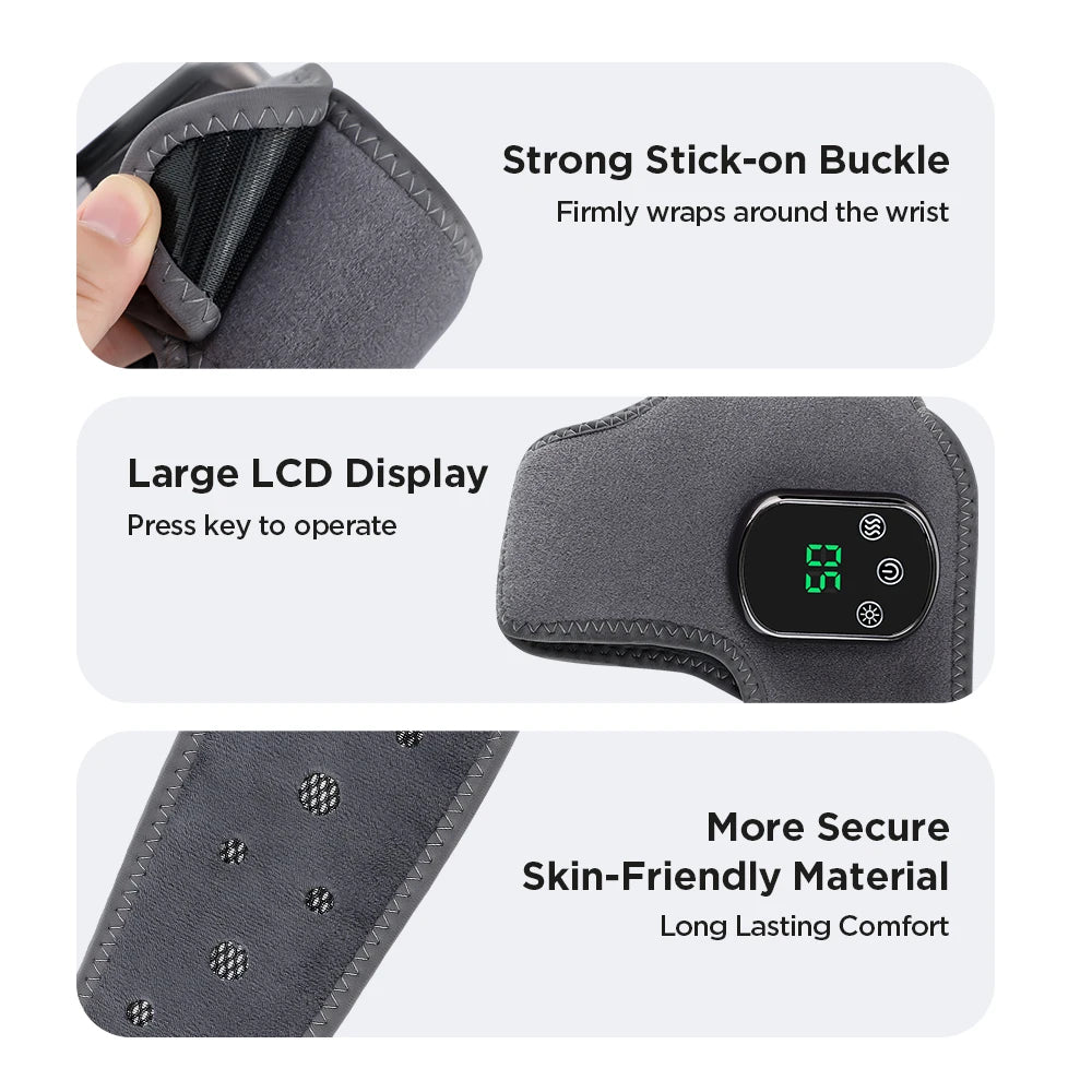 Heated Foot Massager with Vibration & Hot Compress