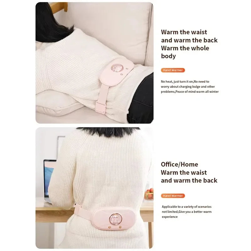 Menstrual Heating Pad Belt with Heat & Vibration Massage