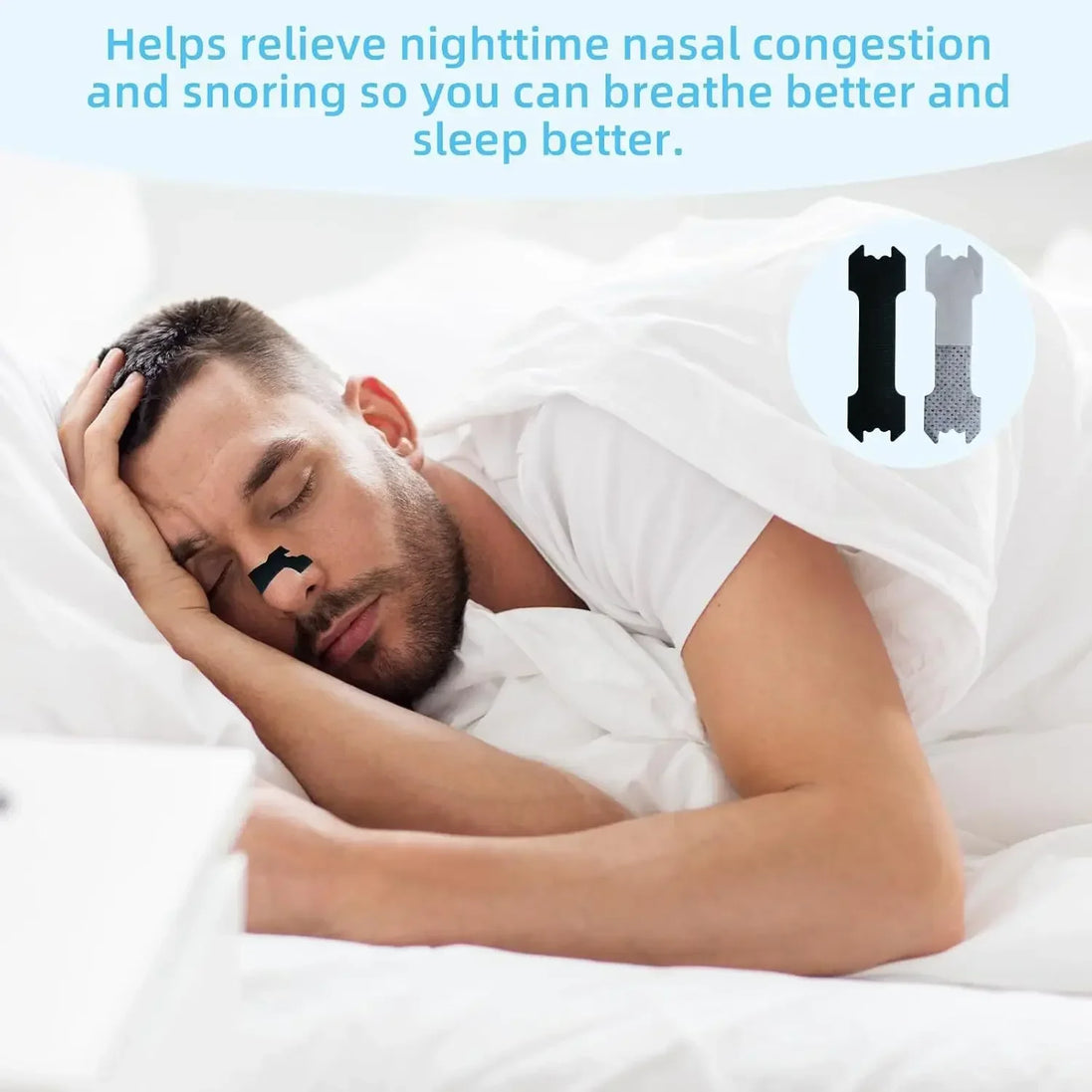 Magnetic Nose Strips Intake Breathing