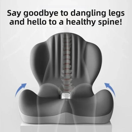 Ergonomic Seat Cushion with Lumbar Support