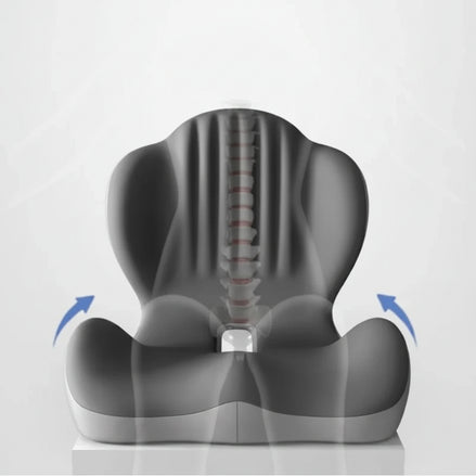 Ergonomic Seat Cushion with Lumbar Support