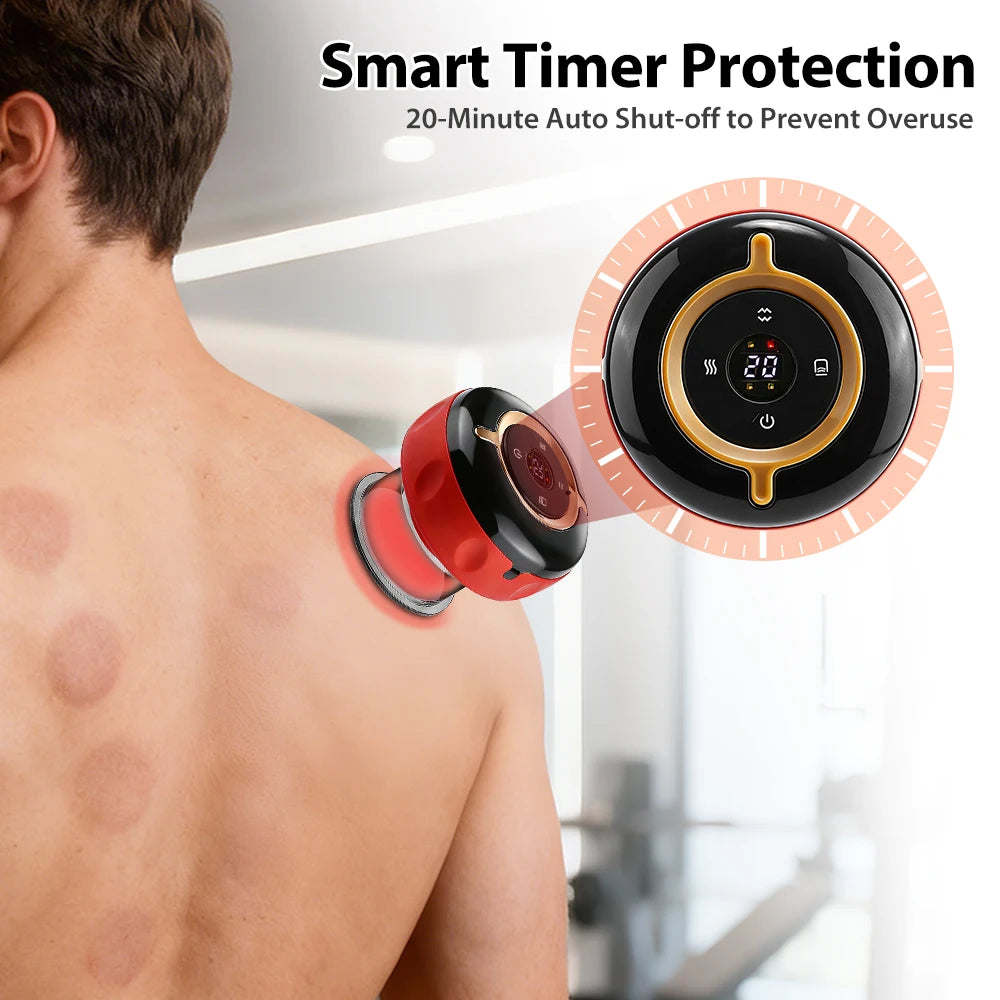 Smart Red Light Cupping Massager