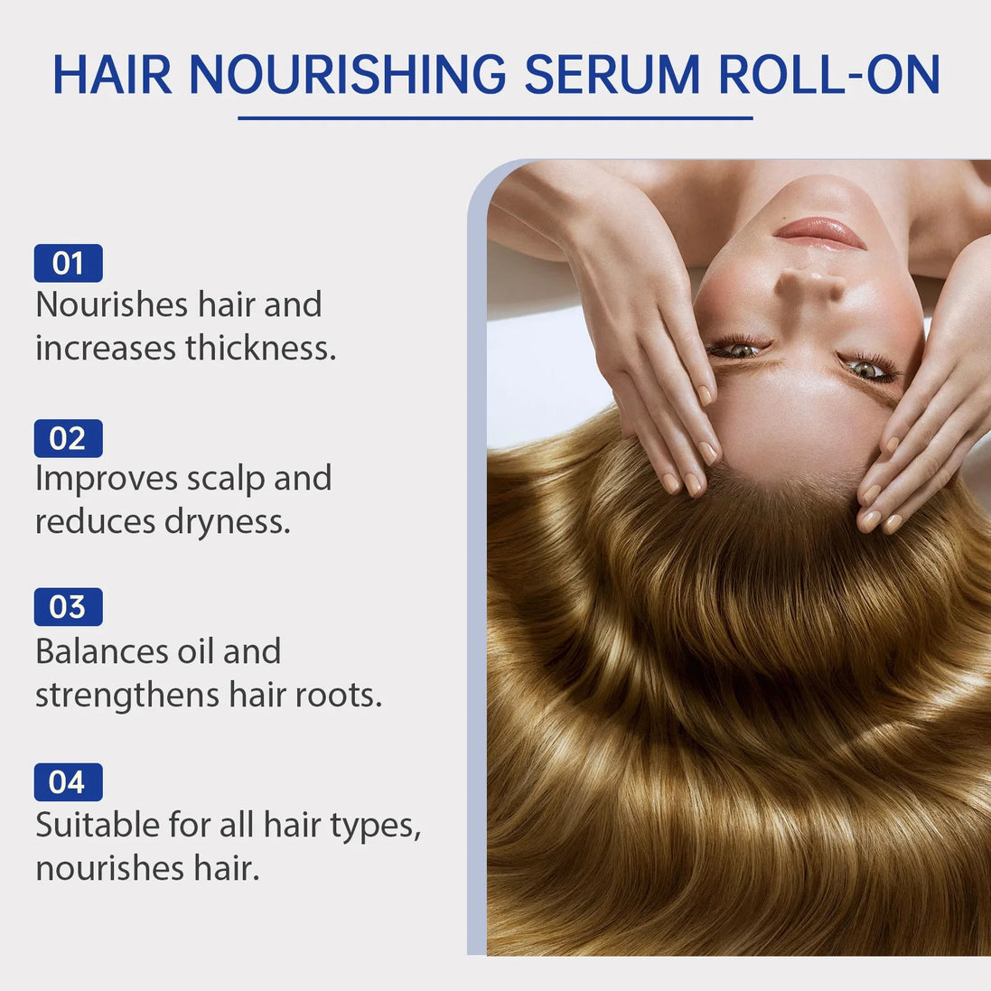 Rosemary Hair Growth Roll on Serum - GleamPrism