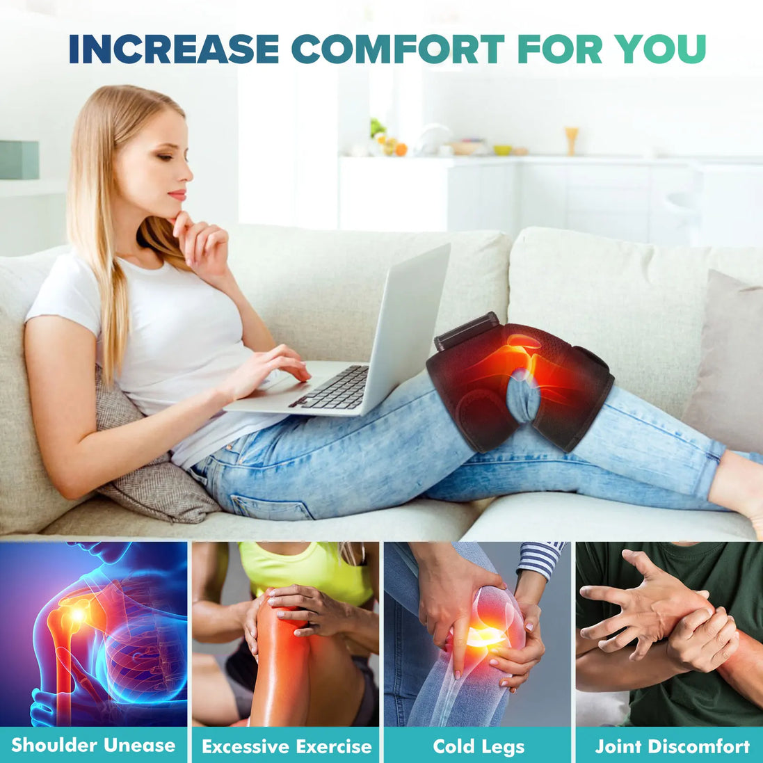 Thermal Knee Pad for Joint Pain Relief