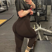 High Waisted Tummy Control Shaping Training Leggings