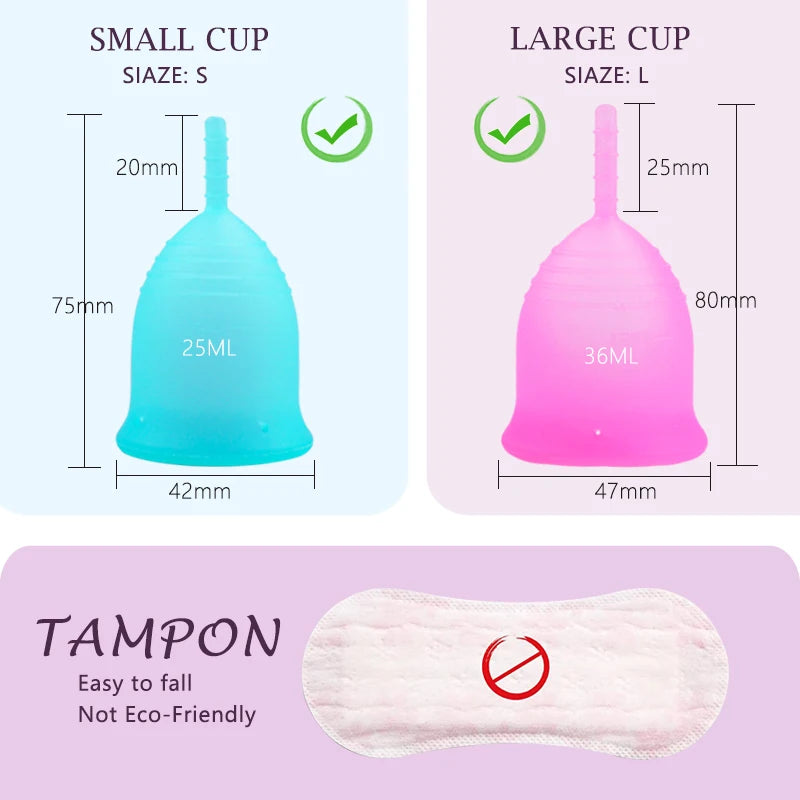 Soft Menstrual Cup - Super Soft and Flexible