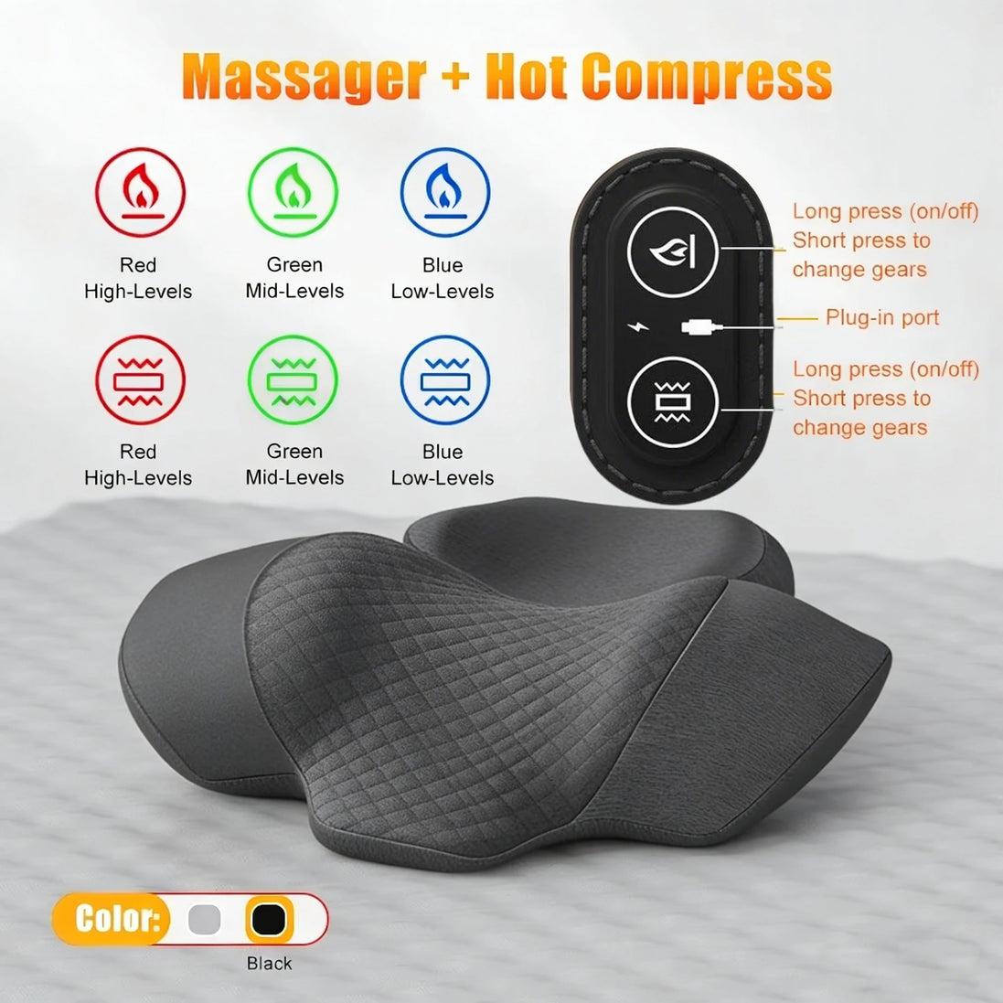 Electric Neck Massager Cervical Pillow