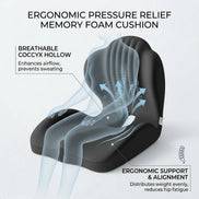 Ergonomic Seat Cushion with Lumbar Support