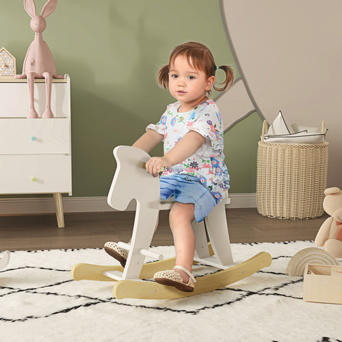 Wooden Rocking Horse Toddler Baby Ride-on